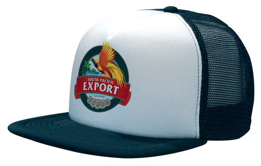 Trucker Mesh Cap With Flat Peak