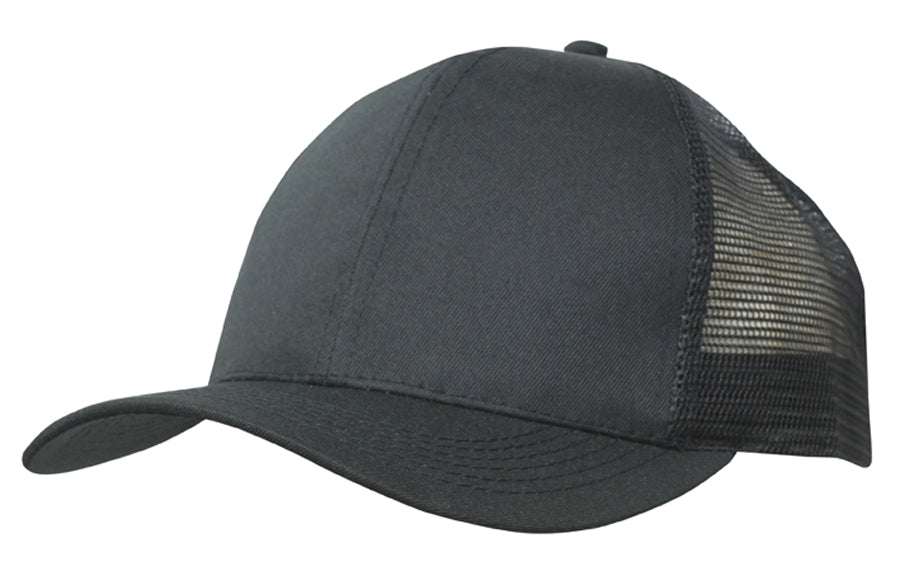 Organic brushed Heavy Cotton/Mesh Back Cap