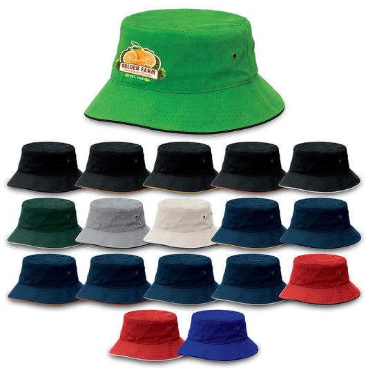 4007    Sandwich Brim Bucket Hat