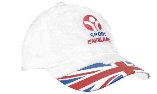 Brushed Cotton Waving Flag Cap