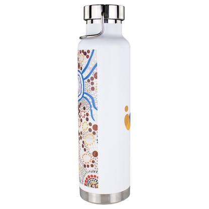 Thor Copper Vacuum Insulated Bottle with Digital Rotary Print - 650ml