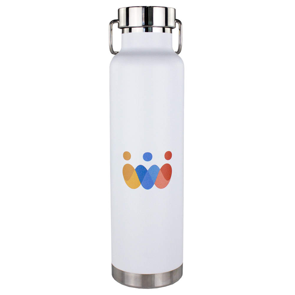 Thor Copper Vacuum Insulated Bottle with Digital Rotary Print - 650ml