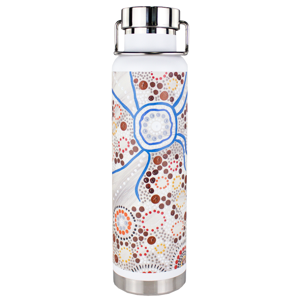Thor Copper Vacuum Insulated Bottle with Digital Rotary Print - 650ml