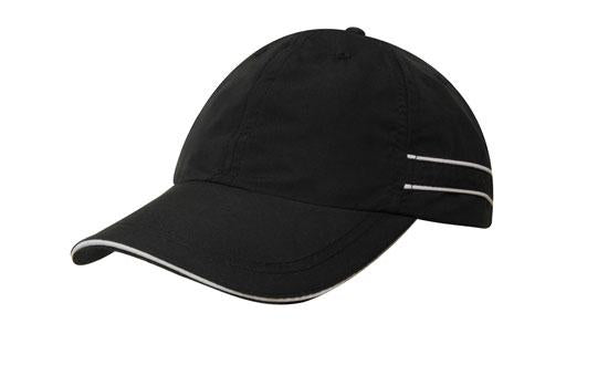 Microfibre Sports Cap with Piping and Sandwich