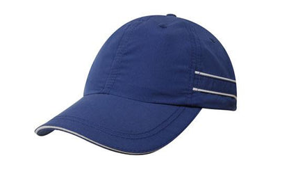 Microfibre Sports Cap with Piping and Sandwich