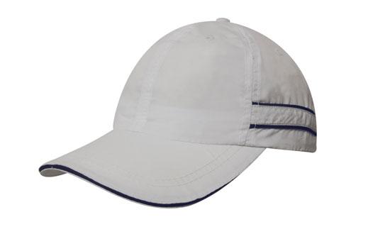 Microfibre Sports Cap with Piping and Sandwich