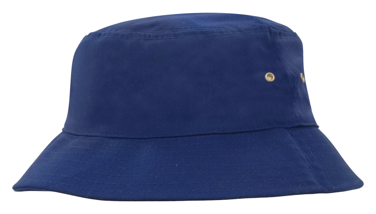 Childs Brushed Sports Twill Bucket Hat