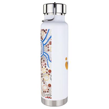 Thor Copper Vacuum Insulated Sipper Bottle with Digital Rotary Print - 740ml