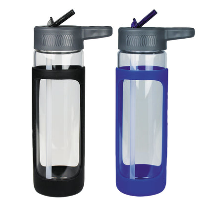 Glass Bottle with Silicone Cover 600ml