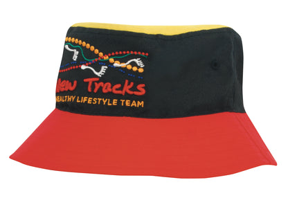 Breathable Poly Twill Multicoloured Bucket Hat