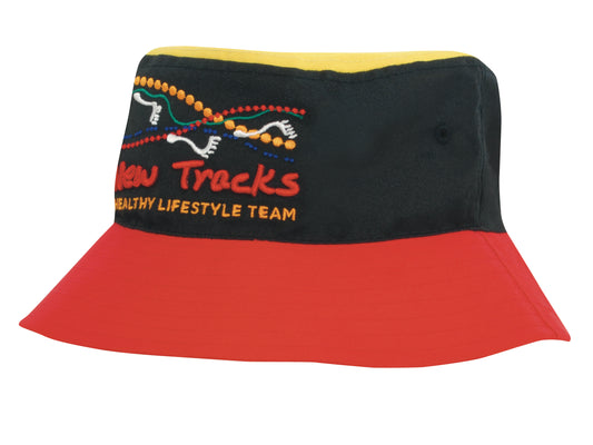 Breathable Poly Twill Multicoloured Bucket Hat