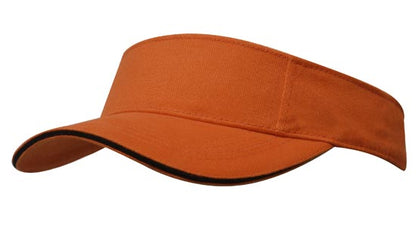 Brushed Heavy Cotton Visor