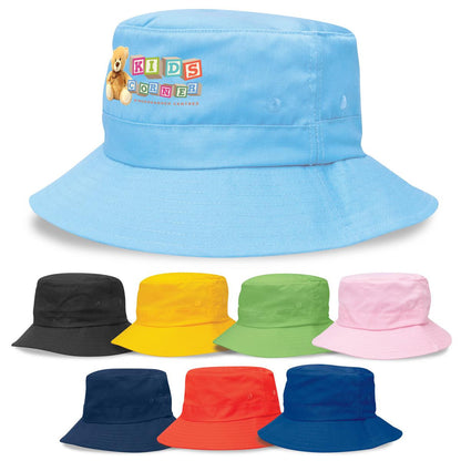 4363    Kids Twill Bucket Hat w/Toggle