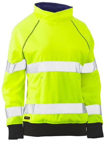 Women's Taped Hi Vis Fleece Jumper