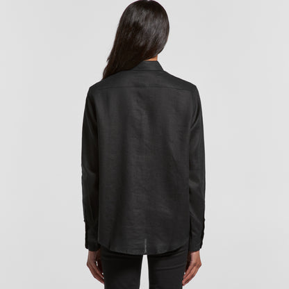 Wo's Linen Shirt - 4418