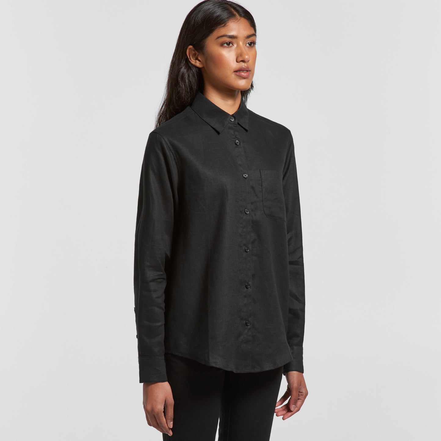 Wo's Linen Shirt - 4418