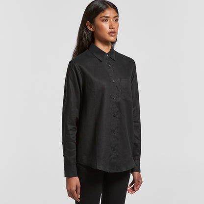 Wo's Linen Shirt - 4418