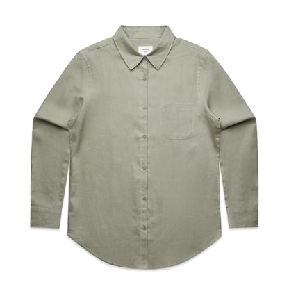 Wo's Linen Shirt - 4418