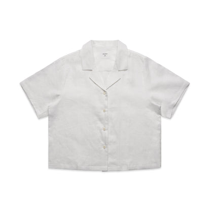 Wo's Linen S/S Shirt - 4420