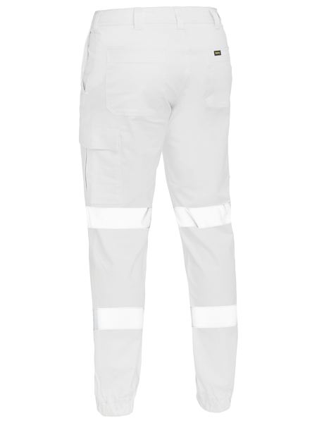 Taped Biomotion Stretch Cotton Drill Cargo Cuffed Pants