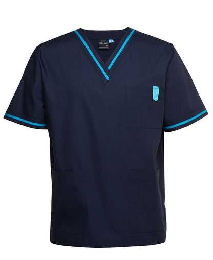 JB's Contrast Scrubs Top