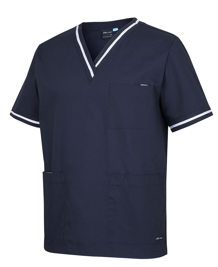 JB's Contrast Scrubs Top