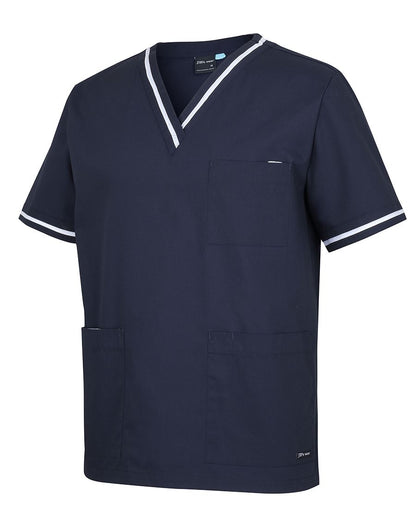 JB's Contrast Scrubs Top