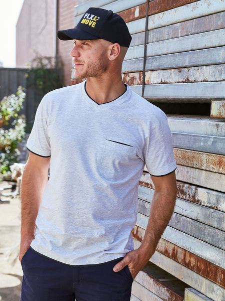 Flx & Move™ Cotton Henley Tee