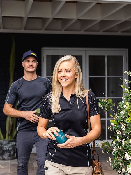 Women's Cool Mesh Polo with Reflective Piping