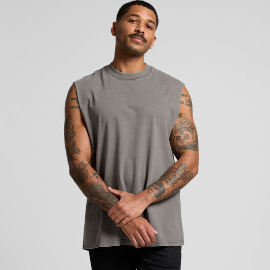 Mens Heavy Faded Tank - 5084