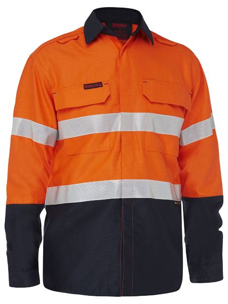 Apex 185 Taped Hi Vis FR Ripstop Vented Shirt