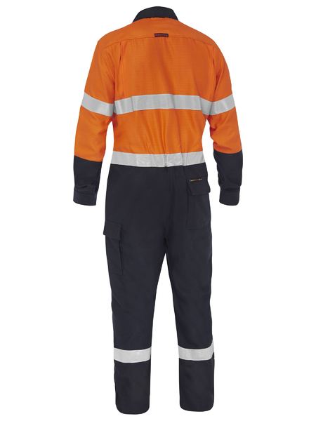 Apex 185/240 Taped Hi Vis FR Ripstop Vented Coverall