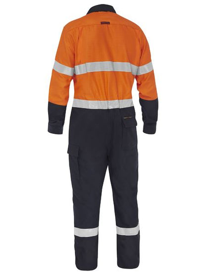 Apex 185/240 Taped Hi Vis FR Ripstop Vented Coverall