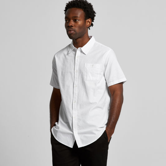 Mens Oxford S/S Shirt - 5407