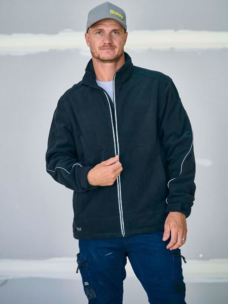 Bonded Micro Fleece Jacket With Liquid Repellent Finish