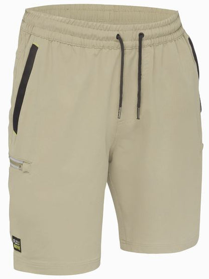 Flx & Move™ 4-Way Stretch Elastic Waist Cargo Short