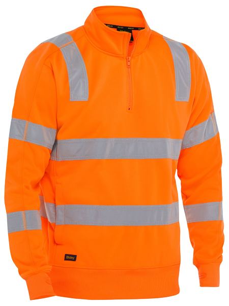 Taped hi Vis 1/4 Zip Pullover