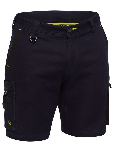 Flx and Move™ Stretch Denim Zip Cargo Shorts