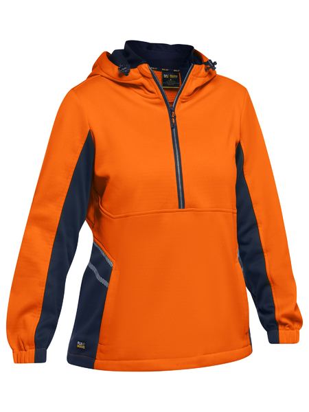 Women's Hi Vis Liquid Repellent Fleece Hoodie