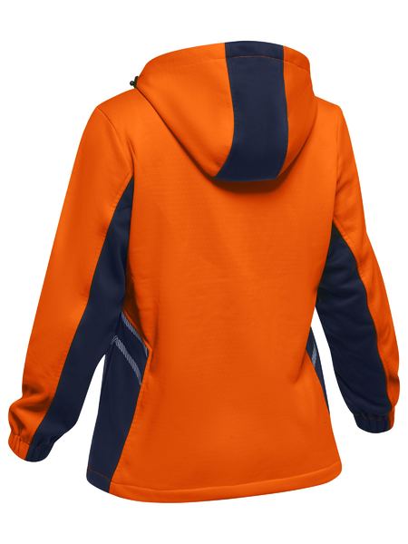 Women's Hi Vis Liquid Repellent Fleece Hoodie