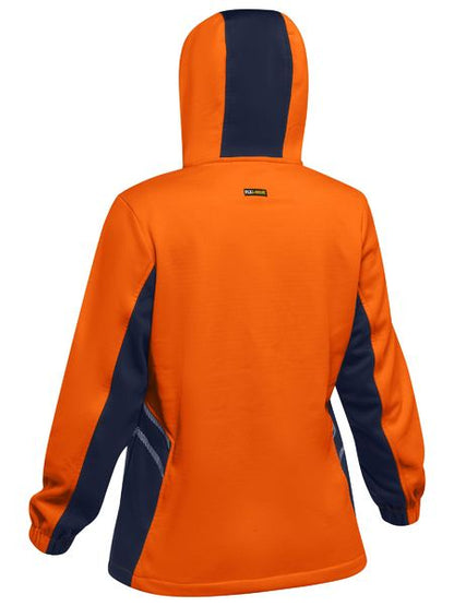 Women's Hi Vis Liquid Repellent Fleece Hoodie