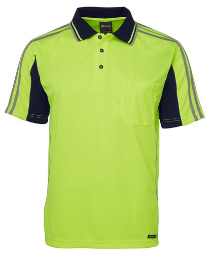 JB's Hi Vis S/S Arm Tape Polo