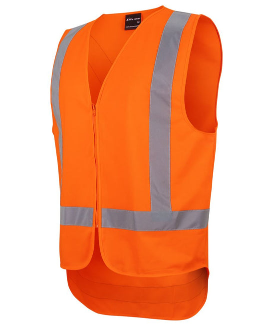 JB's NSW/QLD Rail (D+N) Zip X-Back Safety Vest