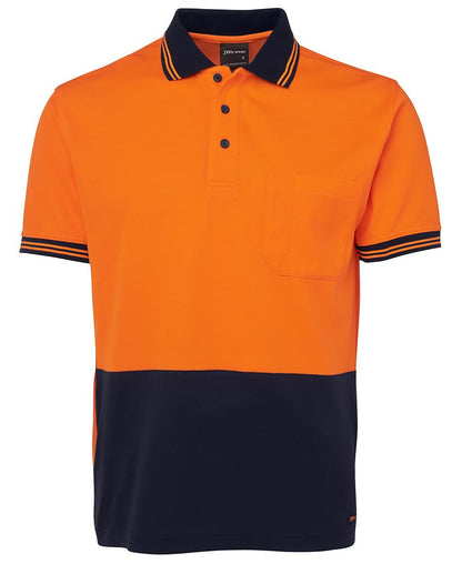 JB's Hi Vis S/S Cotton Back Polo