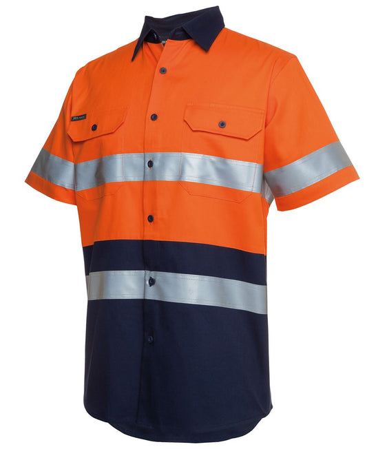 JB'S Hi Vis S/S (D+N) 190G Work Shirt