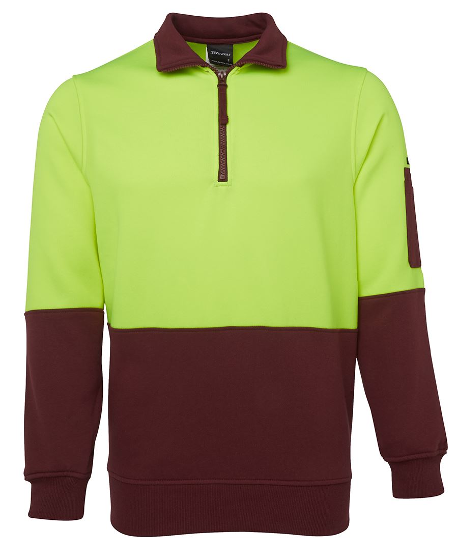 JB's Hi Vis 1/2 Zip Fleecy