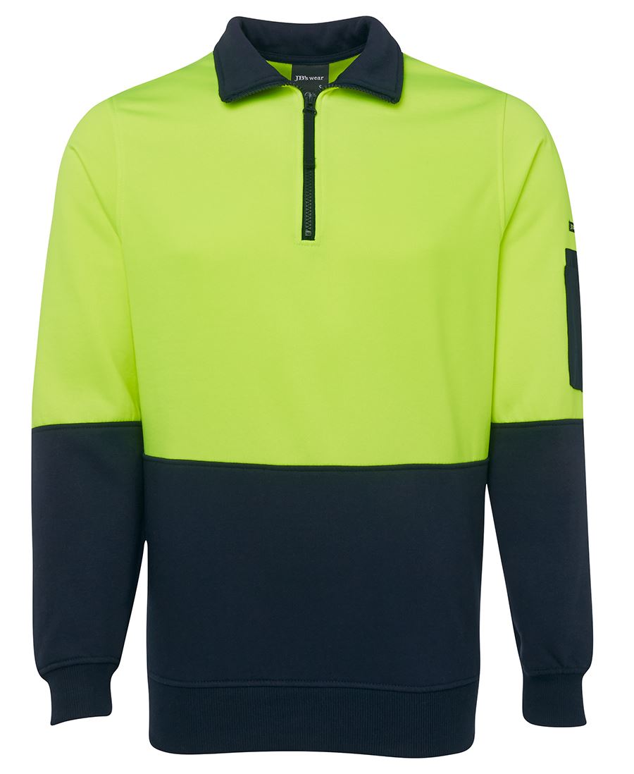 JB's Hi Vis 1/2 Zip Fleecy