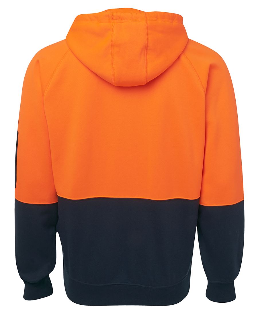 JB's Hi Vis Full Zip Fleecy Hoodie