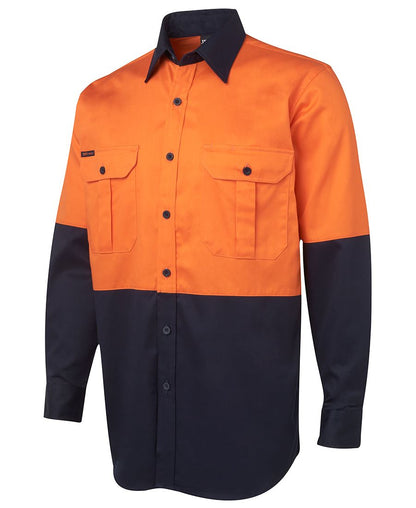 JB's Hi Vis L/S 190G Work Shirt