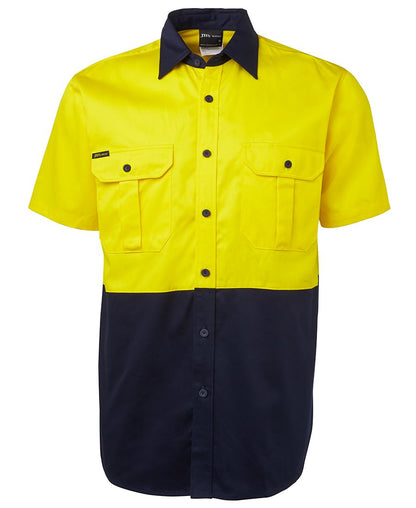 JB's Hi Vis S/S 190G Work Shirt